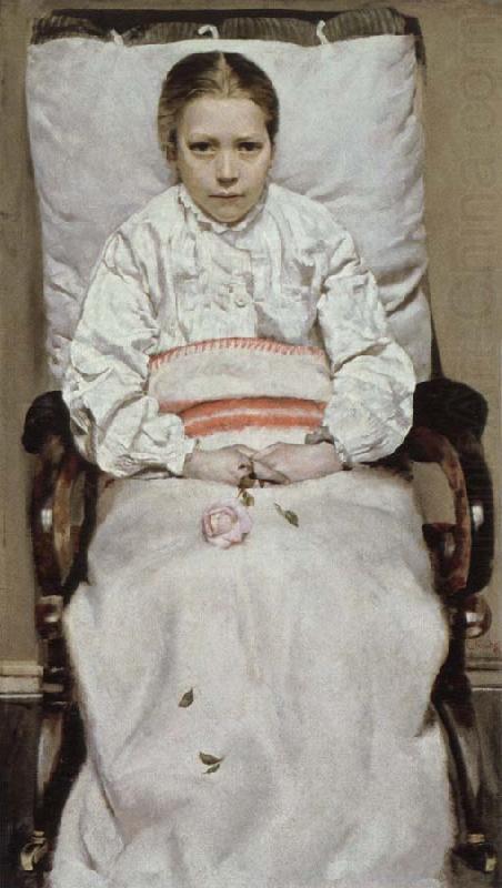 sick girl, Christian Krohg